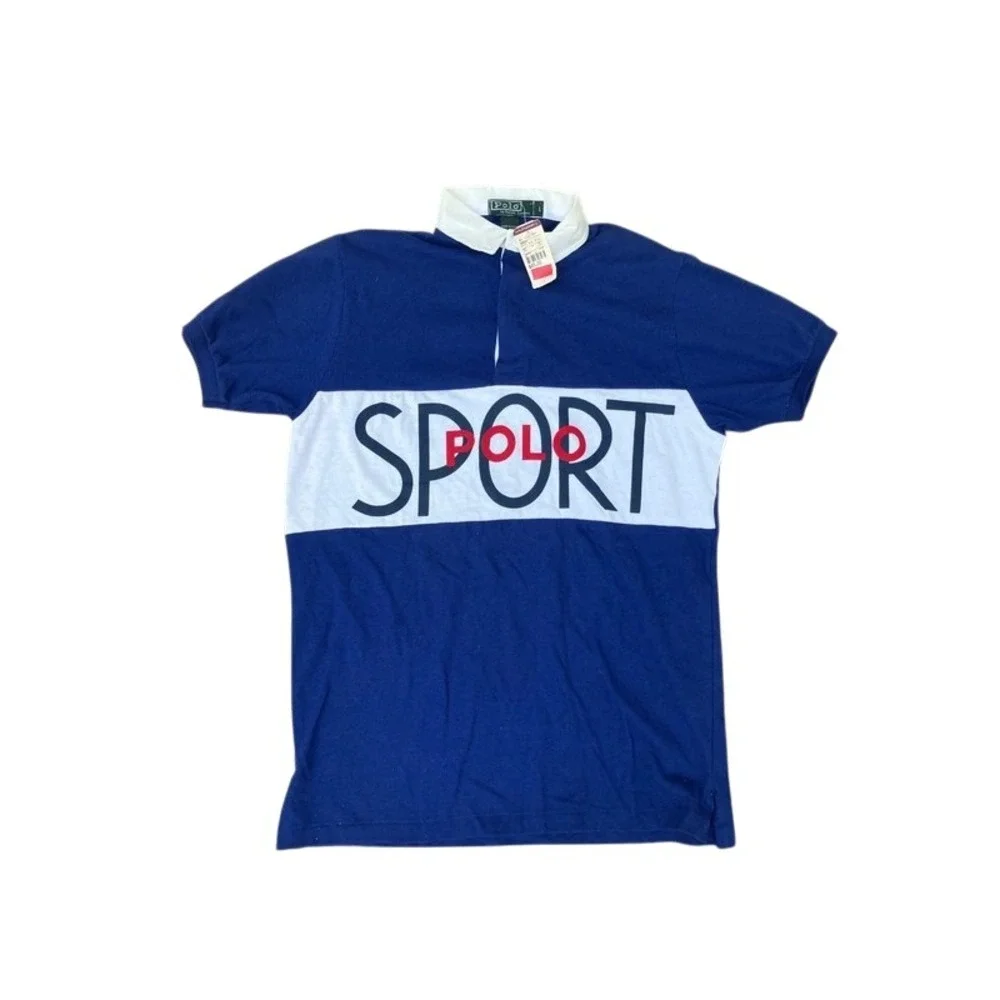 Vintage Polo Ralph Lauren Rare Polo Sport Rugby Shirt Adult Small Kids Large NWT